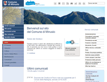 Tablet Screenshot of minusio.ch